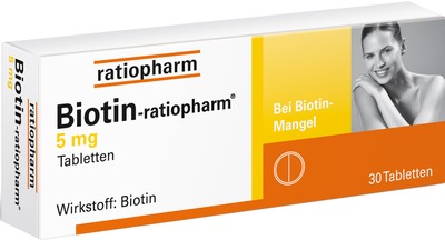 Biotin-ratiopharm 5 mg  30 St Tabletten