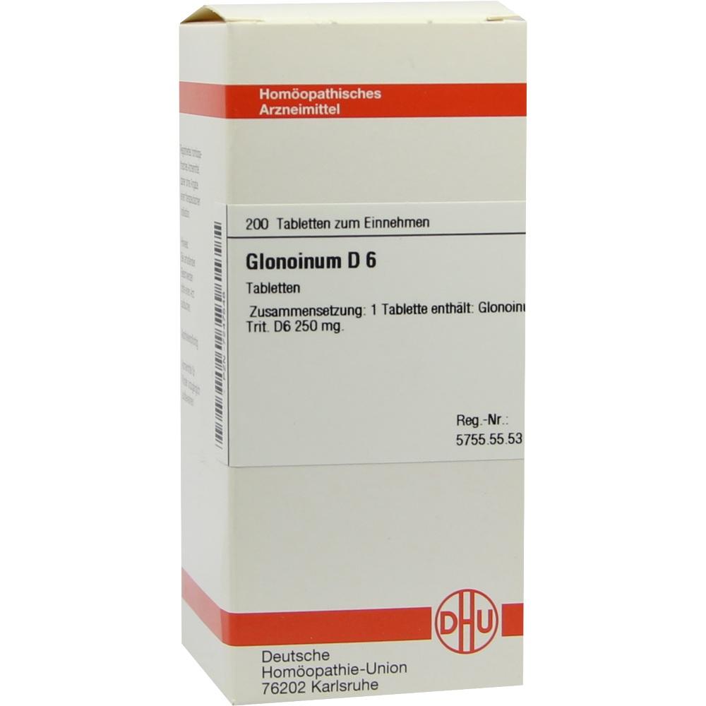 GLONOINUM D 6 Tabletten 200 St Tabletten
