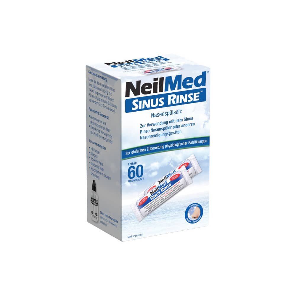 NeilMed Sinus Rinse Nachfüllpack mit 60 Salzbeuteln 60X2.4 g Salz