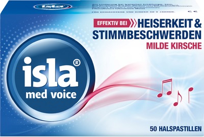 isla med voice Halspastillen 50 St Pastillen