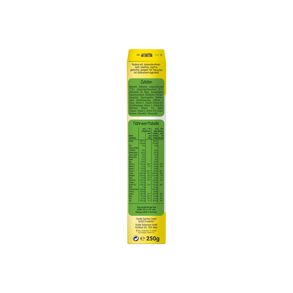 Nestle BEBA SINLAC glutenfreier Reisbrei 250 g Pulver