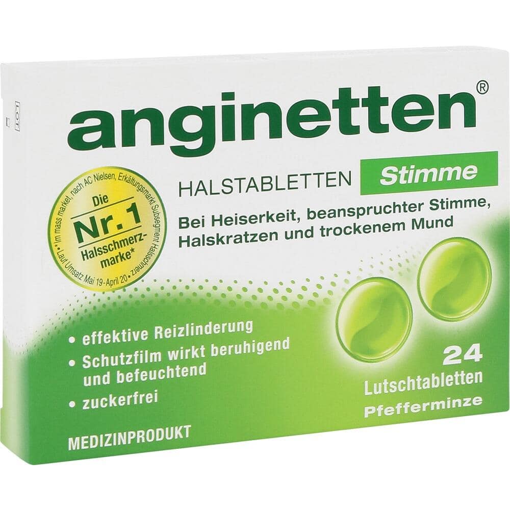 ANGINETTEN Stimme  24 St Lutschtabletten
