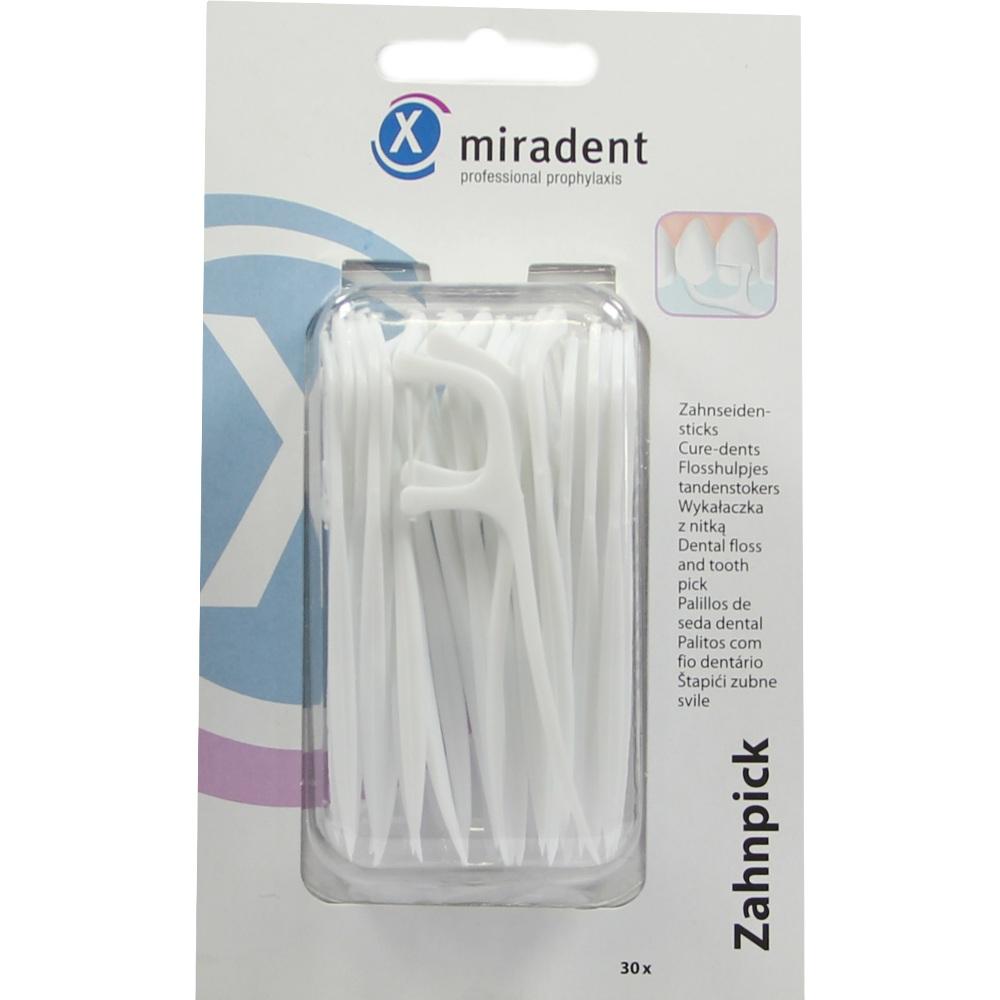 MIRADENT Zahnpick Zahnseidensticks 30 St