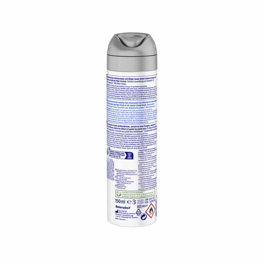 Hansaplast footexpert silver active Fußsspray 150 ml Spray