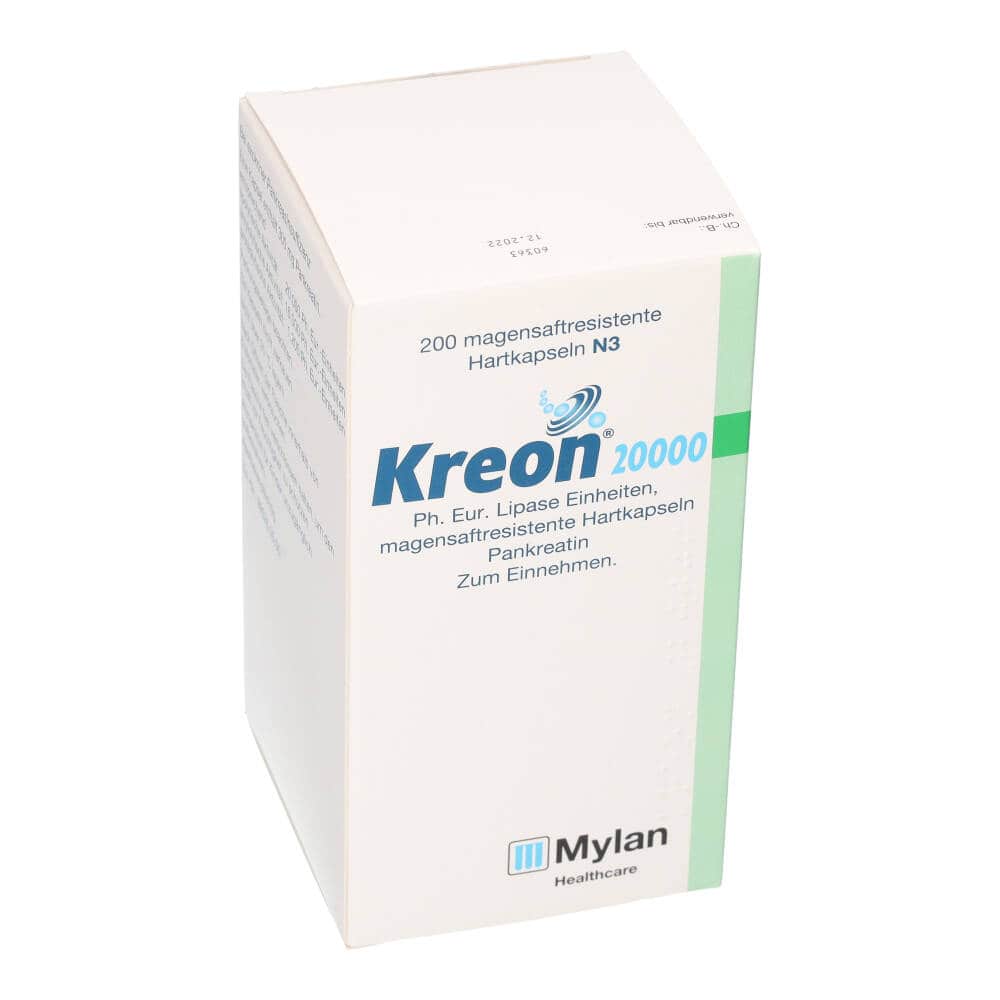 Kreon 20000 200 St Magensaftresistente Hartkapseln