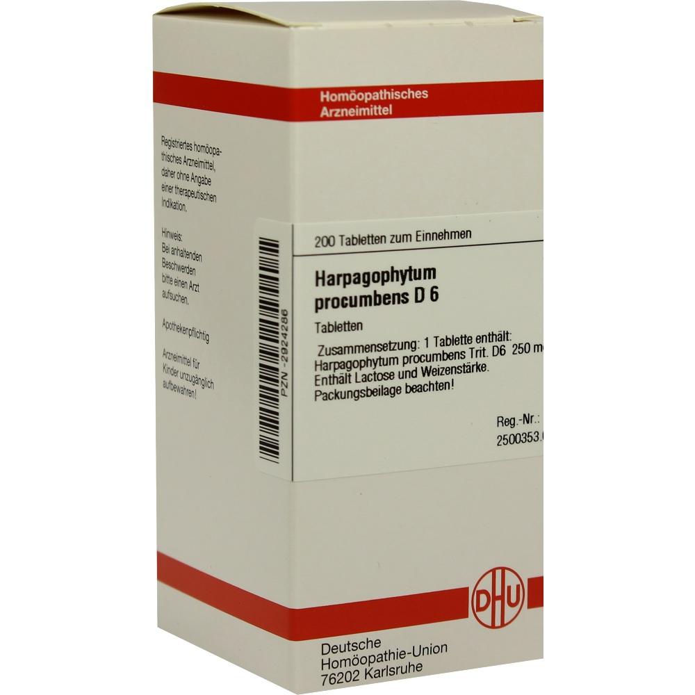 HARPAGOPHYTUM PROCUMBENS D 6 Tabletten 200 St Tabletten