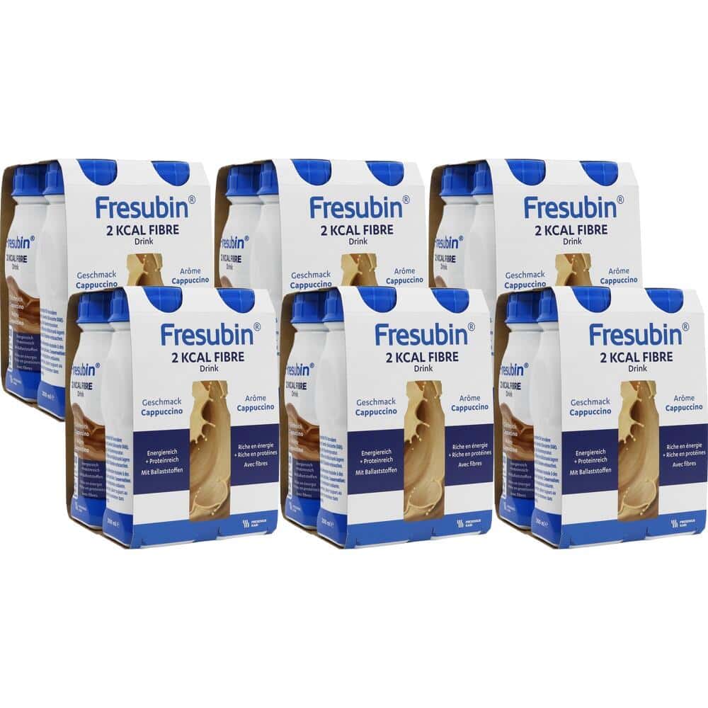 Fresubin 2 kcal Fibre Trinknahrung Cappuccino 24X200 ml Lösung