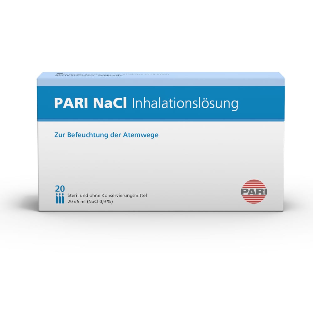 PARI NaCl Inhalationslösung Ampullen 20X5 ml Ampullen