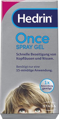 Hedrin Once Spray Gel 60 ml Spray