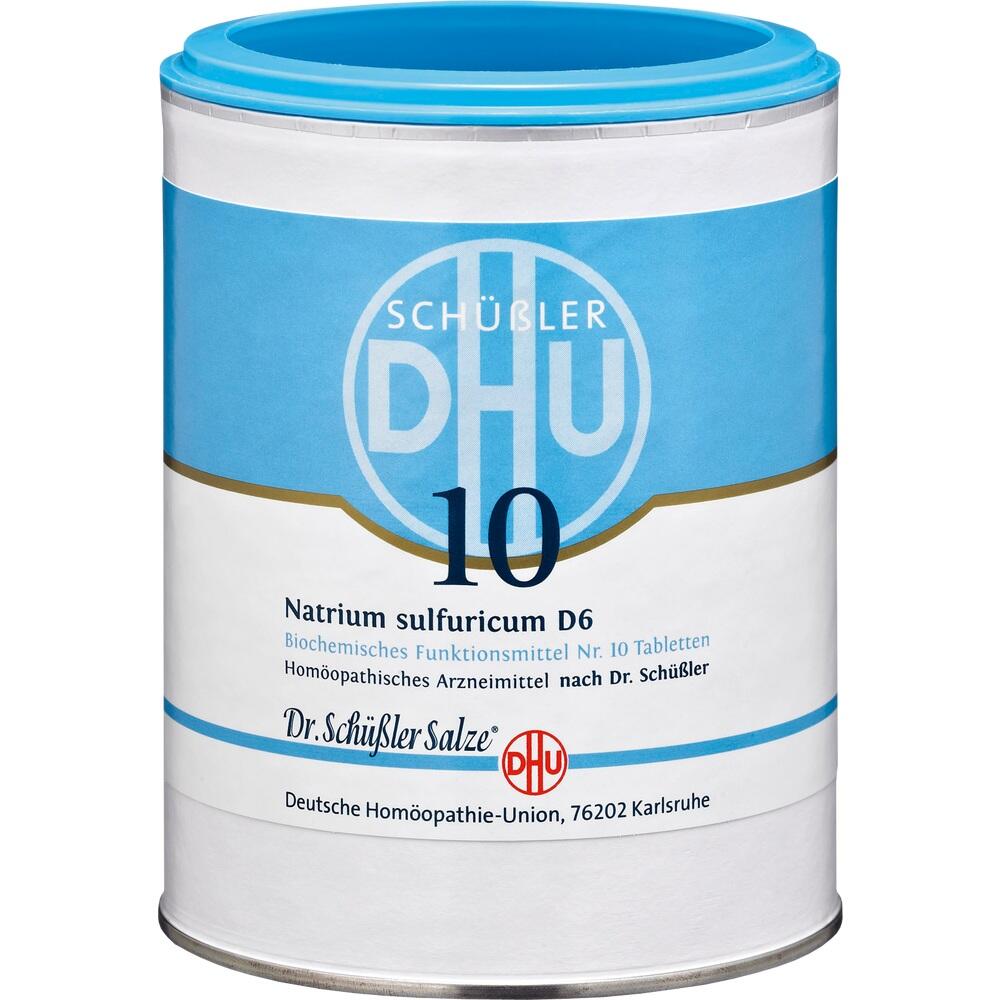 DHU Schüssler-Salz Nr. 10 Natrium sulfuricum D 6  1000 St Tabletten