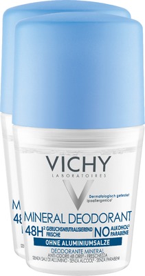 VICHY DEO Roll-on Mineral DP  2X50 ml Creme