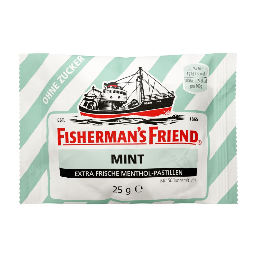 FISHERMANS FRIEND mint ohne Zucker Pastillen 25 g Pastillen