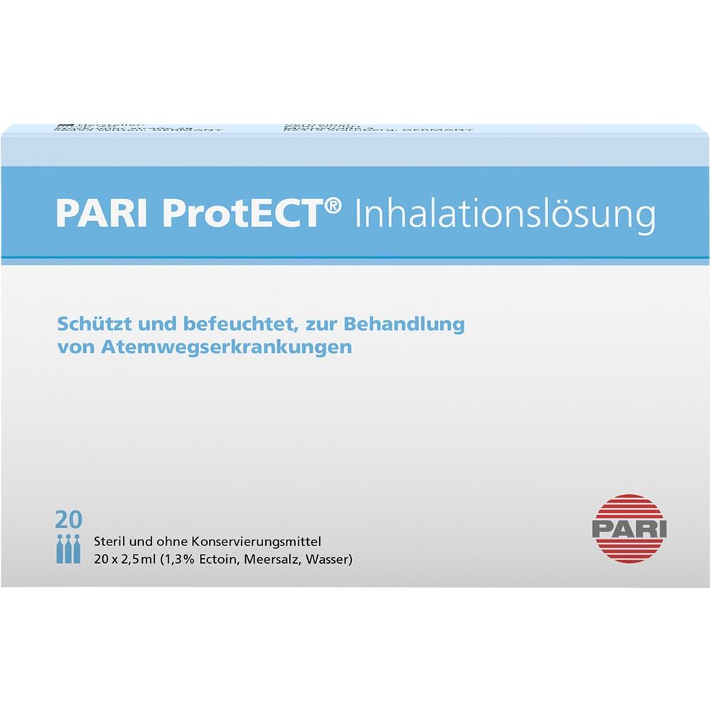 PARI ProtECT Inhalationslösung mit Ectoin Ampullen 20X2.5 ml Ampullen