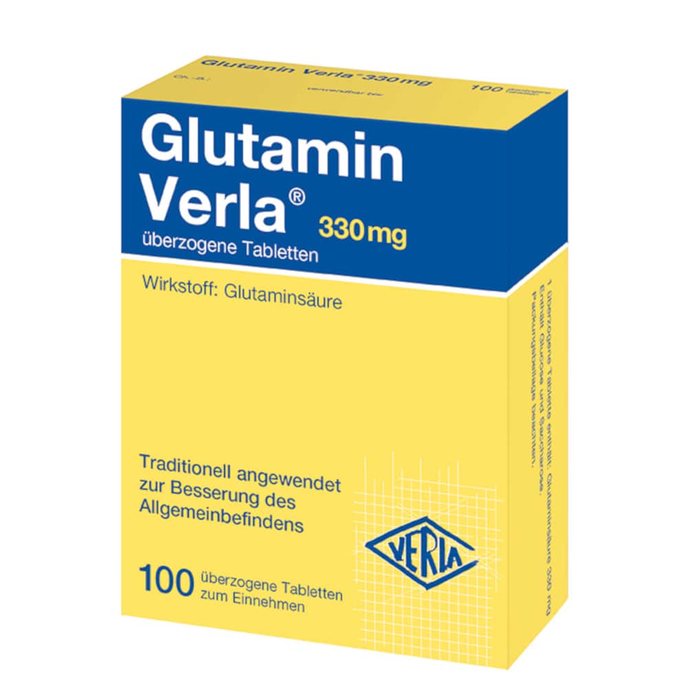 GLUTAMIN Verla überzogene Tabletten 100 St Überzogene Tabletten