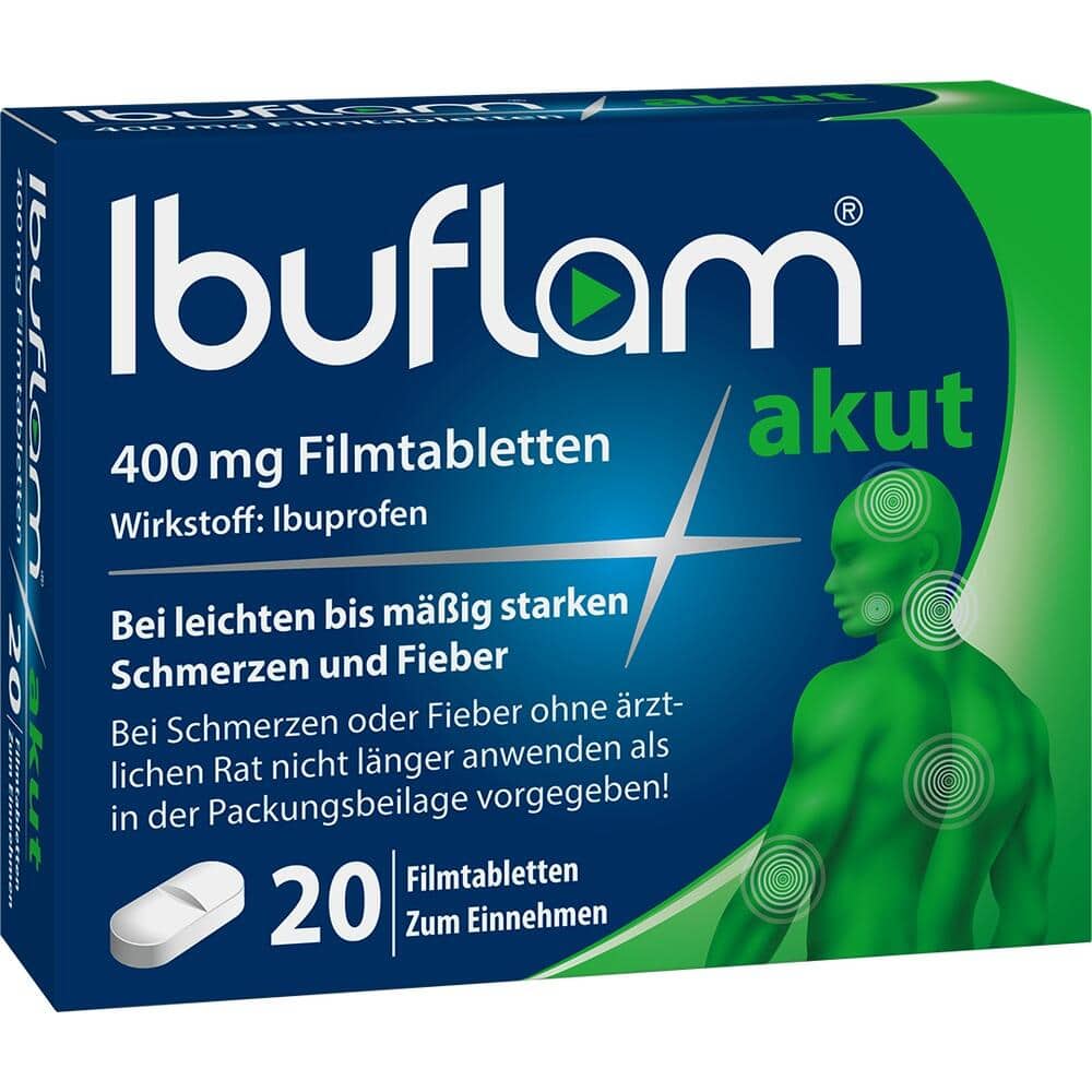 Ibuflam akut 400 mg 20 St Filmtabletten