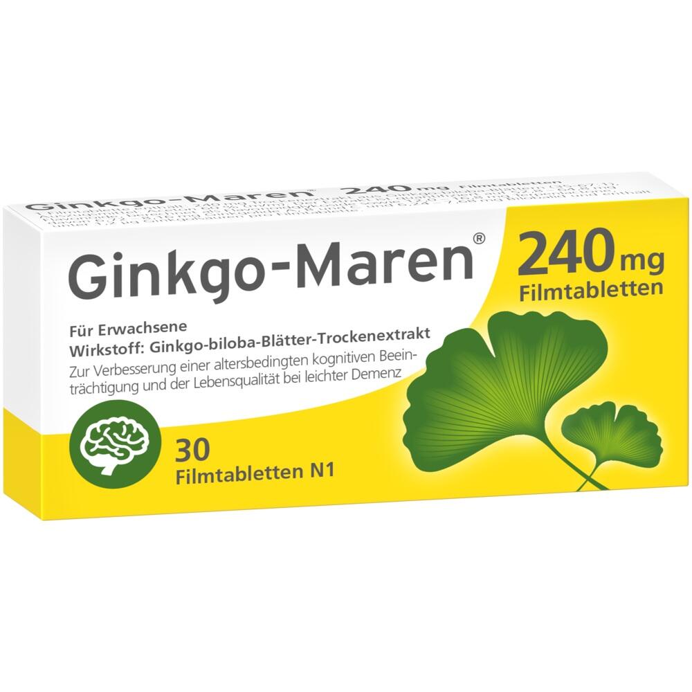 Ginkgo-Maren 240mg 30 St Filmtabletten