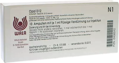 Opal D12 Ampullen 10X1 ml Ampullen