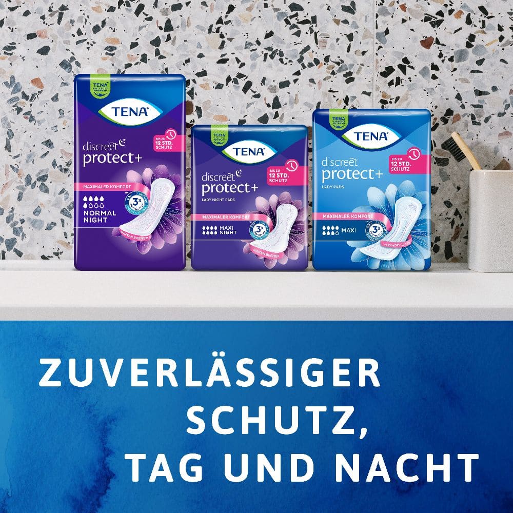 TENA Lady Discreet Maxi Night Inkontinenz Einlagen 12 St