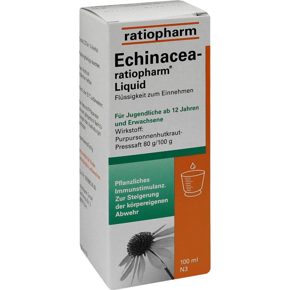 Echinacea-ratiopharm Liquid 100 ml Lösung zum Einnehmen