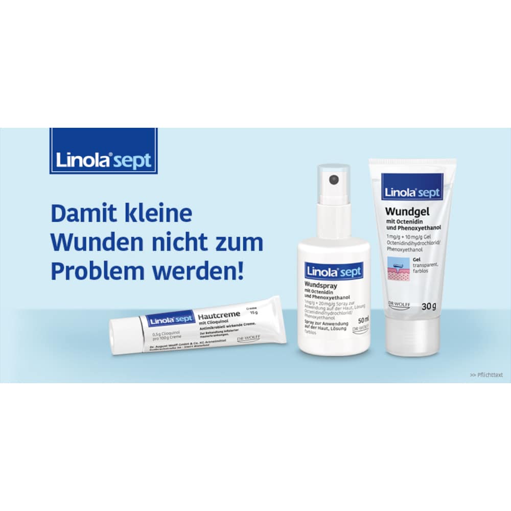 Linola sept Wundspray - Desinfektion bei Wunden 50 ml Lösung