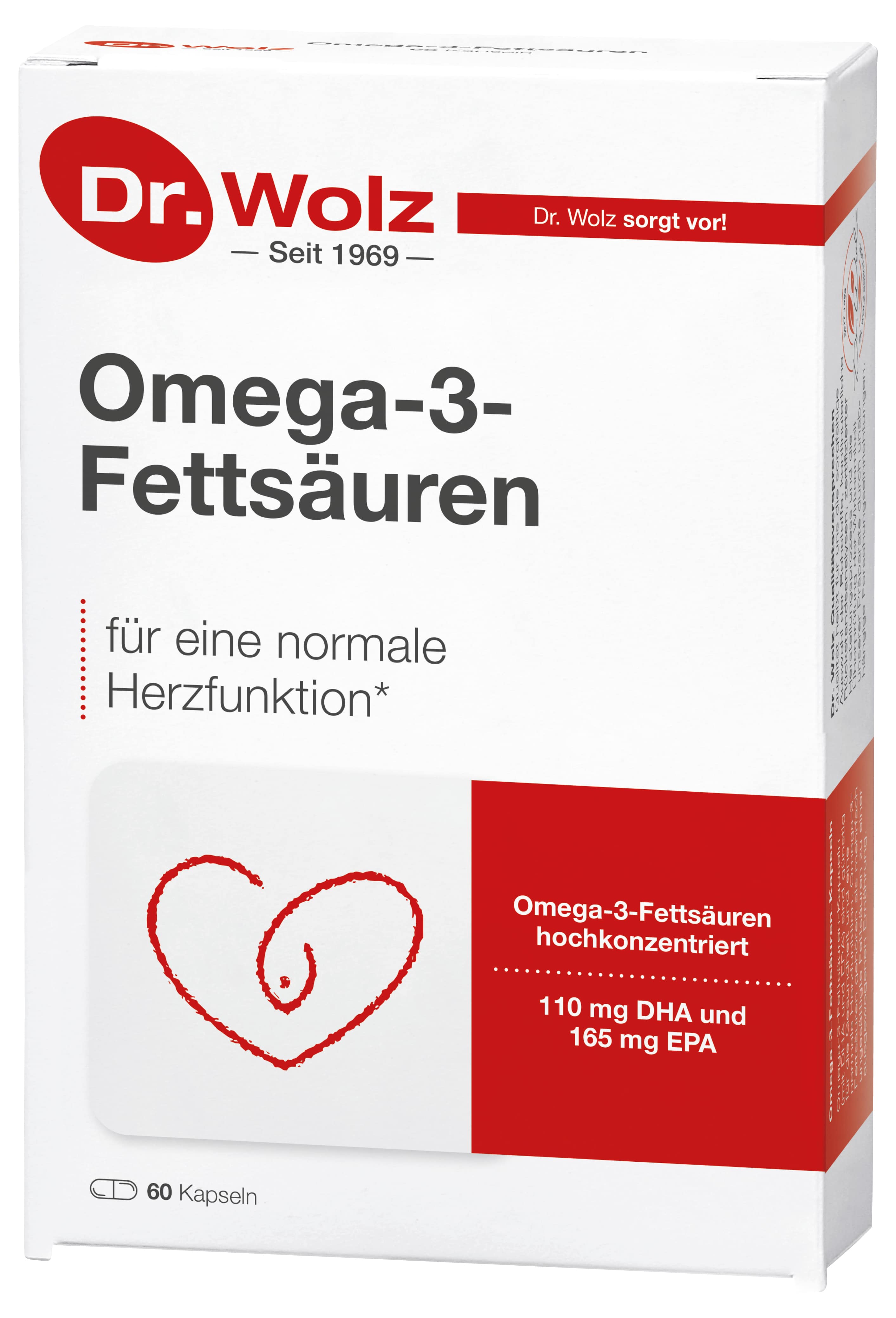 Dr. Wolz Omega-3-Fettsäuren 60 St Kapseln