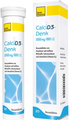 calci D3 1000mg/880 I.E. Denk  20 St Brausetabletten