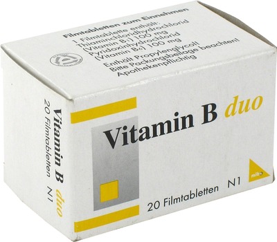 VITAMIN B Duo Filmtabletten 20 St Filmtabletten