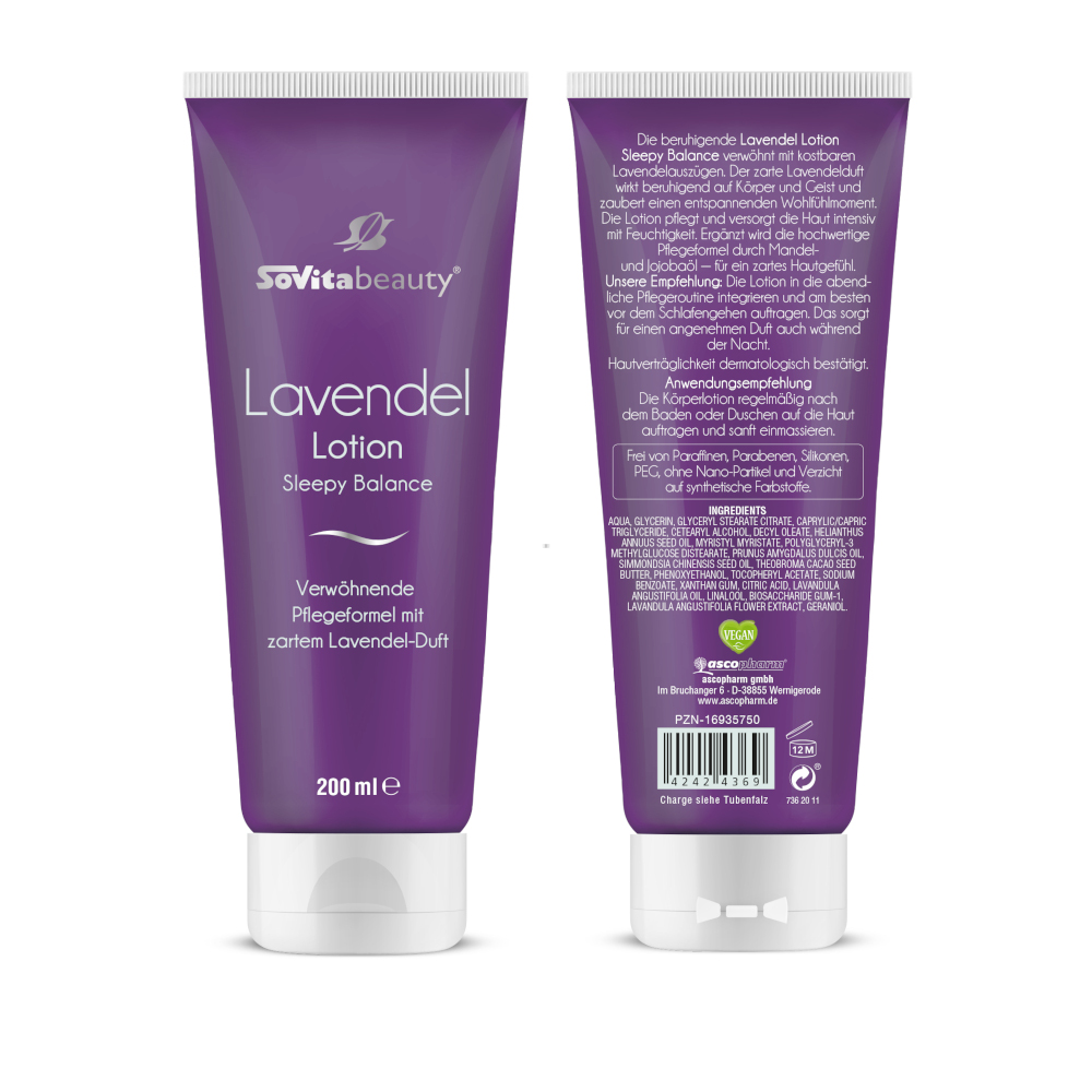 sovita Lavendel Lotion  200 ml Lotion