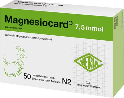 MAGNESIOCARD 7,5 mmol Brausetabletten 50 St Brausetabletten
