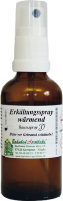 ERKÄLTUNGSSPRAY wärmend Raumspray 50 ml Spray
