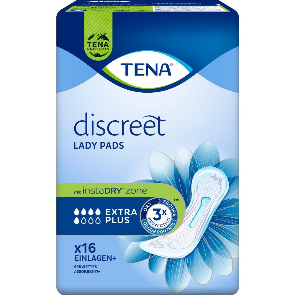 TENA Lady Discreet Extra Plus Inkontinenz Einlagen 6X16 St Binden