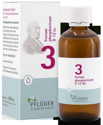 Schüßler-Salz Nr. 3 Ferrum phosphoricum D12 100 ml Tropfen