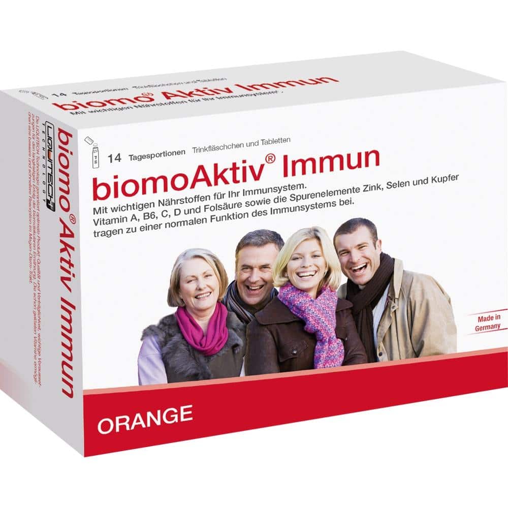 biomo Aktiv Immun Trinkfl.+Tab.14-Tages-Kombi 1 Packung Kombipackung