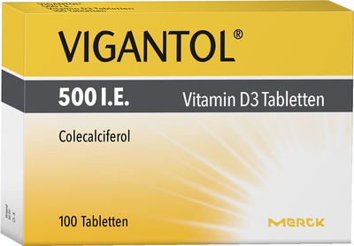 VIGANTOL 500 I.E. Vitamin D3  100 St Tabletten