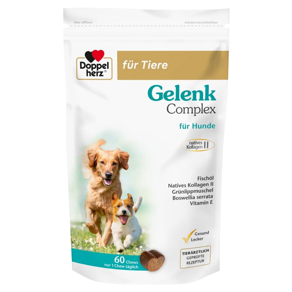 Doppelherz Gelenk Complex für Hunde 60 St Kautabletten