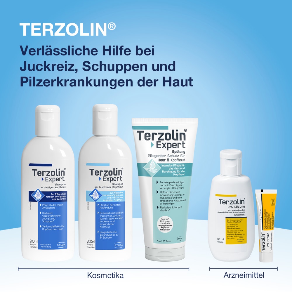 Terzolin Expert Schuppen-Shampoo bei trockener Kopfhaut 200 ml Shampoo