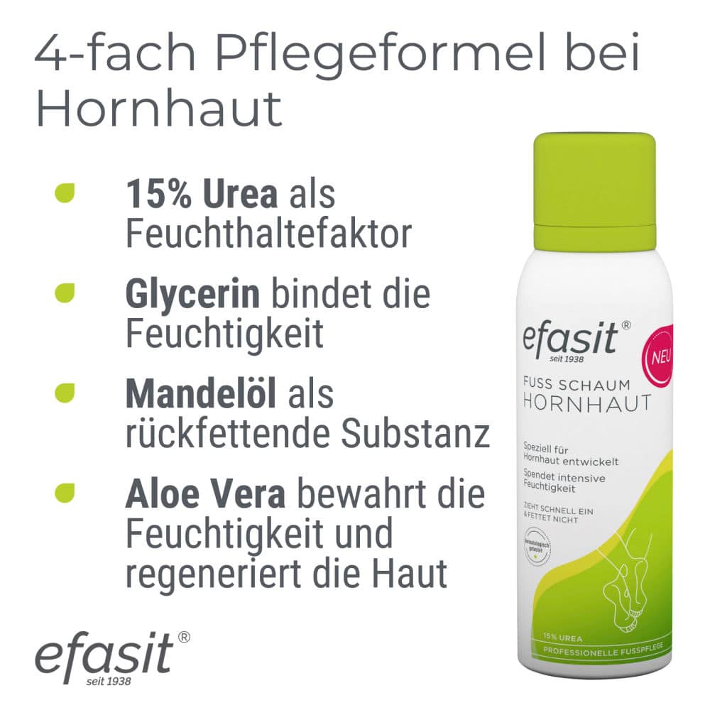 efasit FUSS SCHAUM HORNHAUT 125 ml Schaum