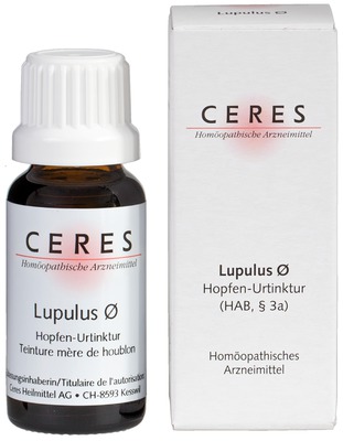 CERES Lupulus Urtinktur 20 ml Tropfen