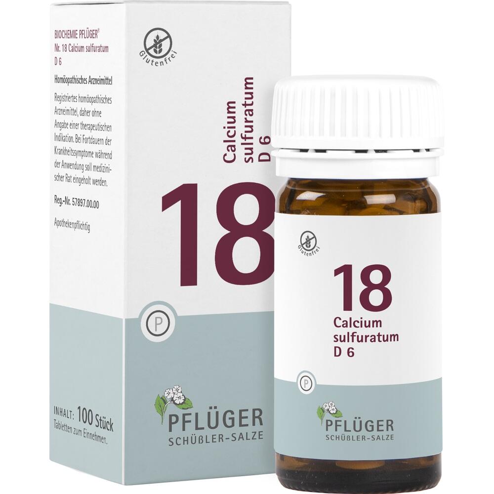 Schüßler-Salz Nr. 18 Calcium sulfuratum D6 100 St Tabletten