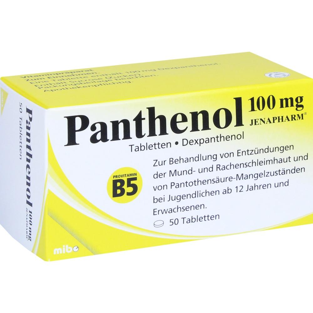 PANTHENOL 100 mg Jenapharm  50 St Tabletten