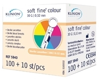 KLINION Soft fine colour Lanzetten 30 G 110 St Lanzetten 110 St