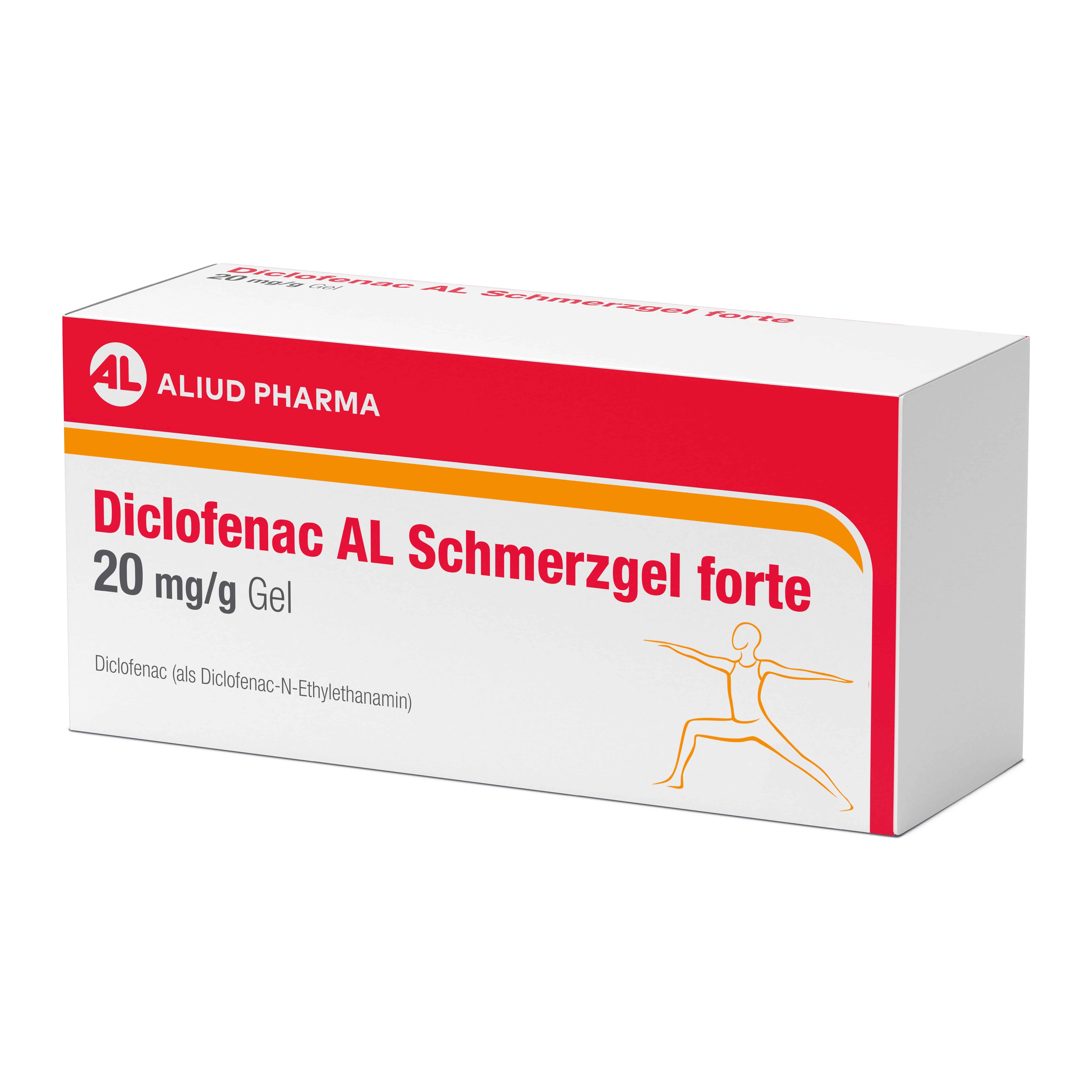 Diclofenac AL Schmerzgel forte 20 mg / g bei akutem Bewegungsschmerz nach stumpfem Trauma