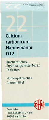DHU Schüssler-Salz Nr. 22 Calcium carbonicum D 12 Tabletten 80 St Tabletten