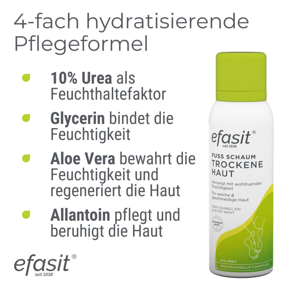 efasit FUSS SCHAUM TROCKENE HAUT 125 ml Schaum