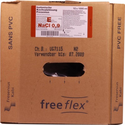 ISOTONISCHE Kochsalzlösung Fresenius freeflex 10X1000 ml Infusionslösung