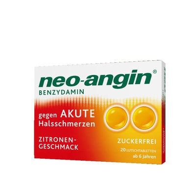 neo-angin BENZYDAMIN gegen AKUTE Halsschmerzen 20 St Lutschtabletten