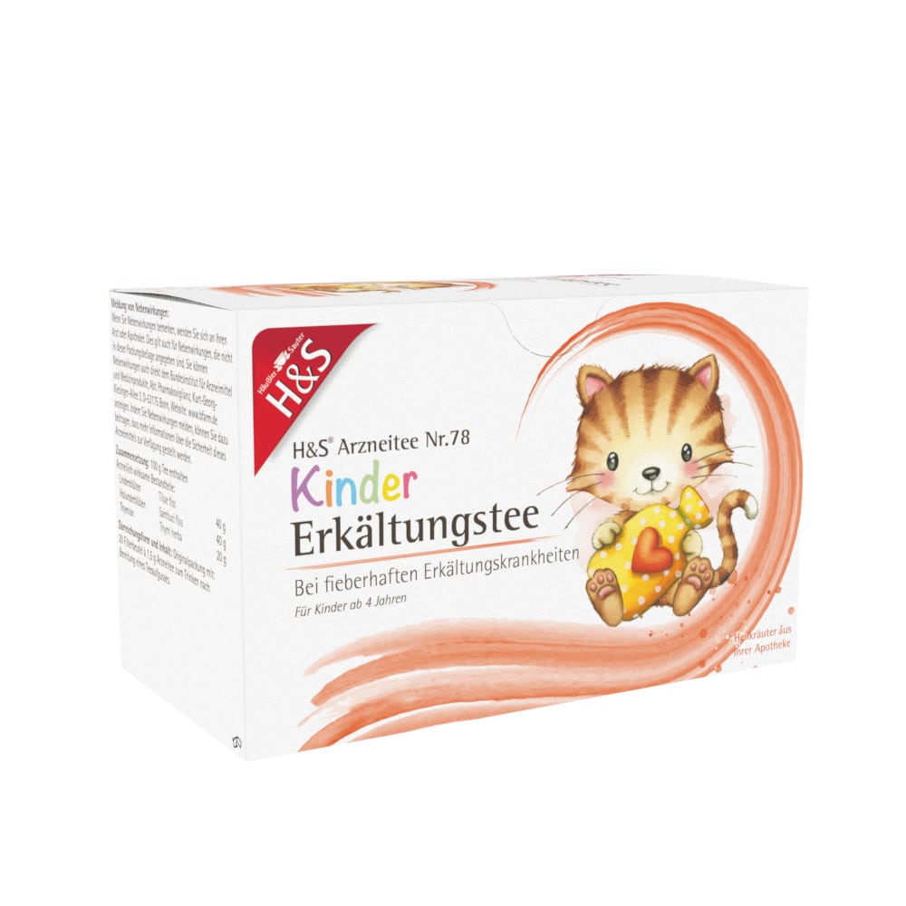 H&S Kinder Erkältungstee 20X1.5 g Filterbeutel