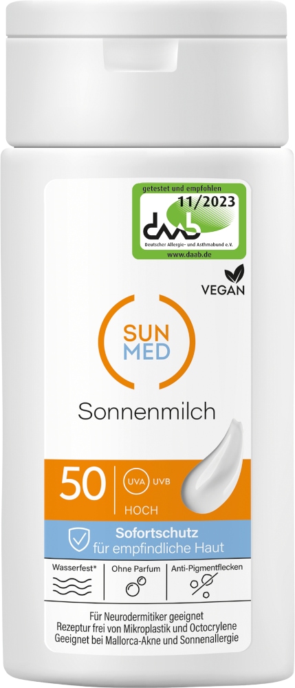 SUN MED Sonnenmilch LSF 50 + 10 % sparen* 200 ml Milch