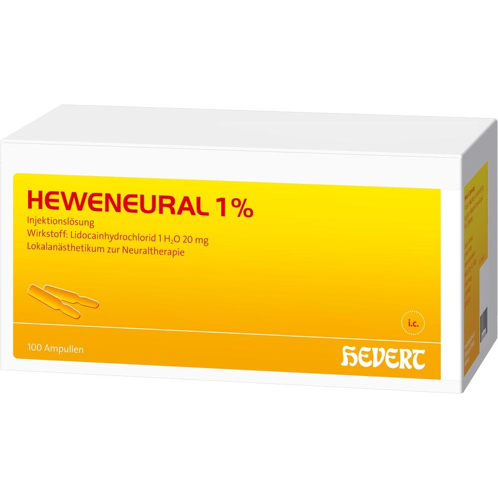 HEWENEURAL 1%  100X2 ml Injektionslösung