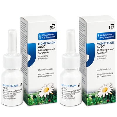 MOMETASON ADGC 50 Mikrogramm/Sprühstoß 10 g Nasenspray